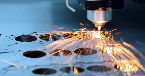 CNC milling machine in industrial factory